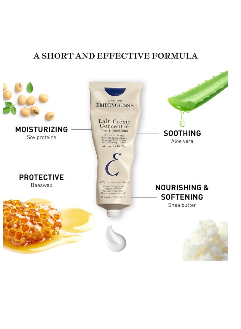 Embryolisse Lait-Crème Concentré, Face Cream & Makeup Primer - Cream for Daily Skincare - Face Moisturizer for All Skin Types (New Packaging)