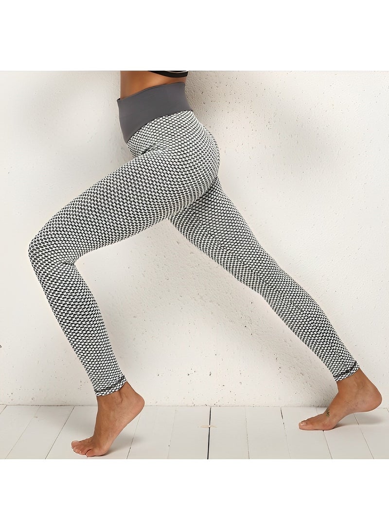 Women's High-waisted Seamless Leggings Tummy Control & Body-shaping Fitness Leggings Made of Skin-friendly Comfortable & Elastic Fabric for Running Fitness Gym