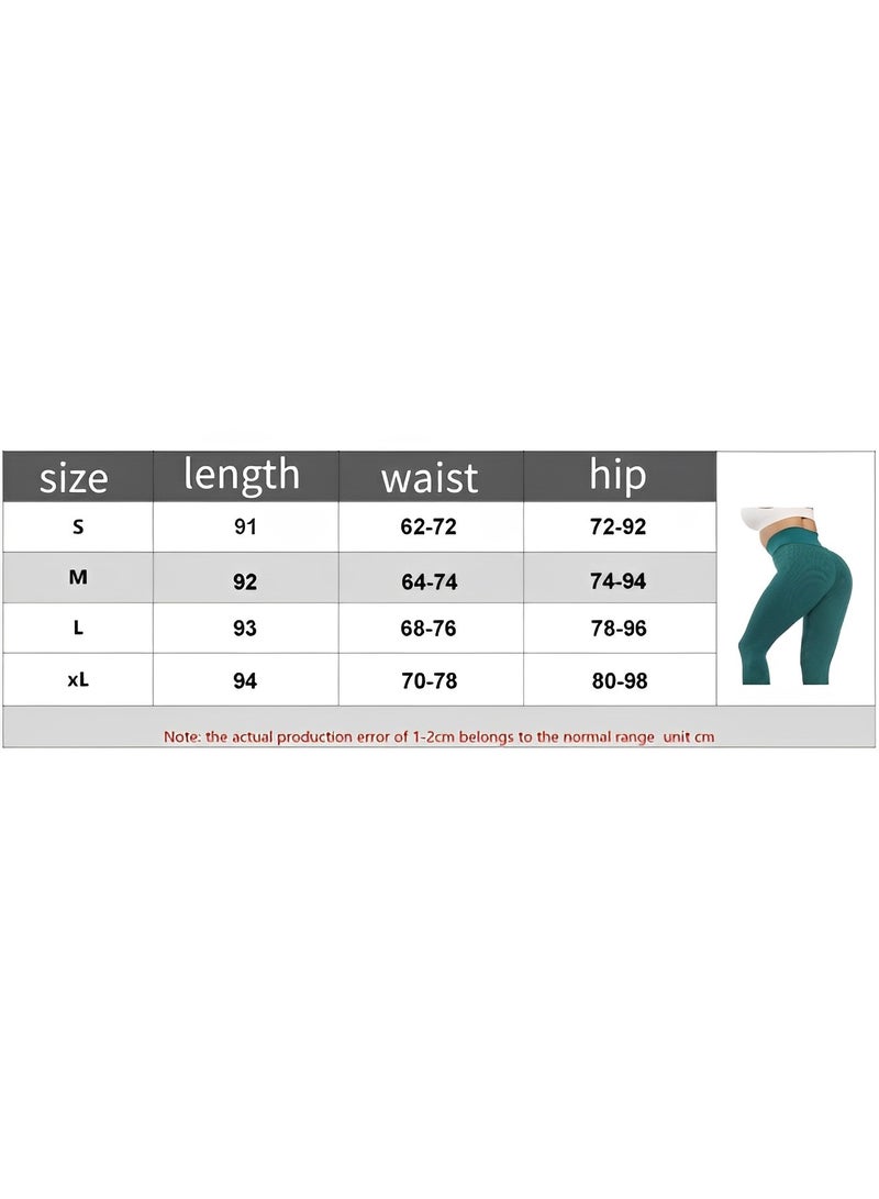 Women's High-waisted Seamless Leggings Tummy Control & Body-shaping Fitness Leggings Made of Skin-friendly Comfortable & Elastic Fabric for Running Fitness Gym