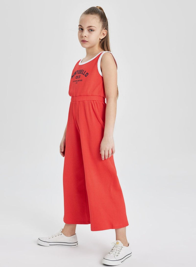 Camisole Regular Fit Sleeveless Jumpsuit