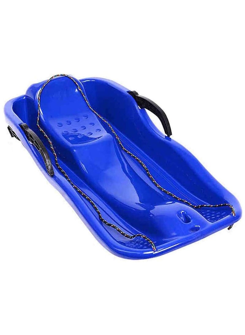 Adventure Ride Portable Snow Sled & Sand Grass Skiing Blue