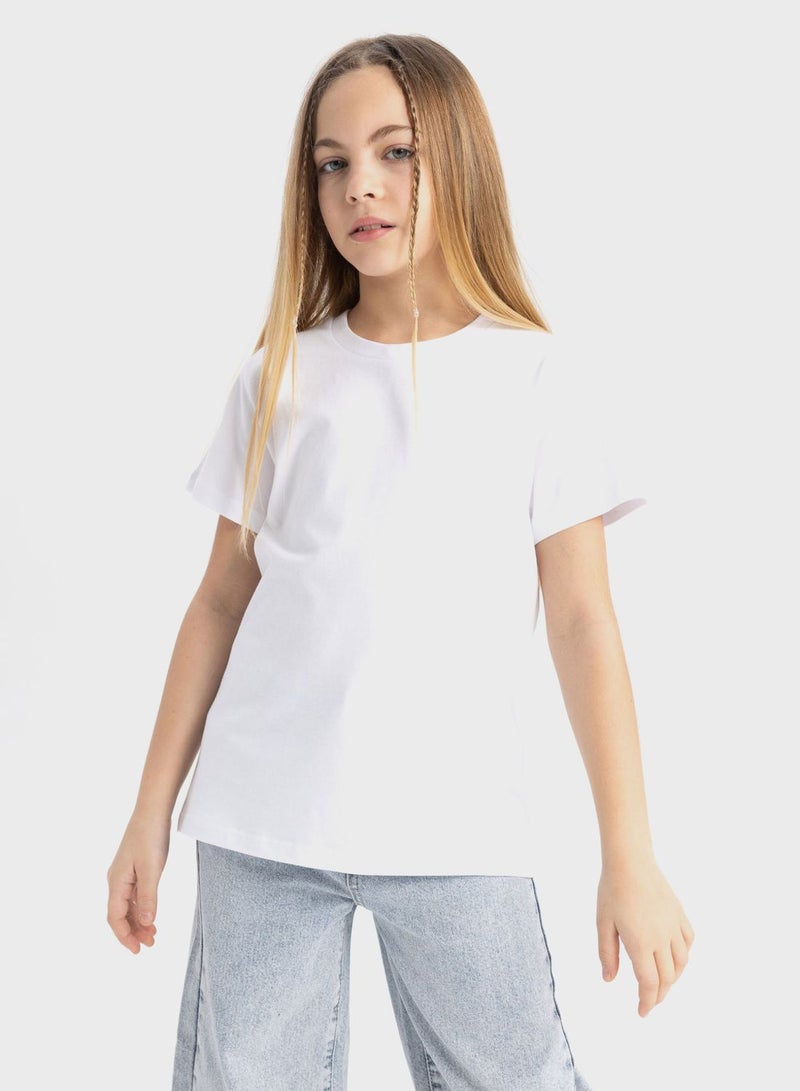Girl Regular Fit Short Sleeve T-Shirt