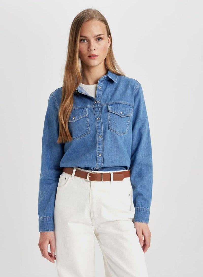 Regular Fit Jean Shirt