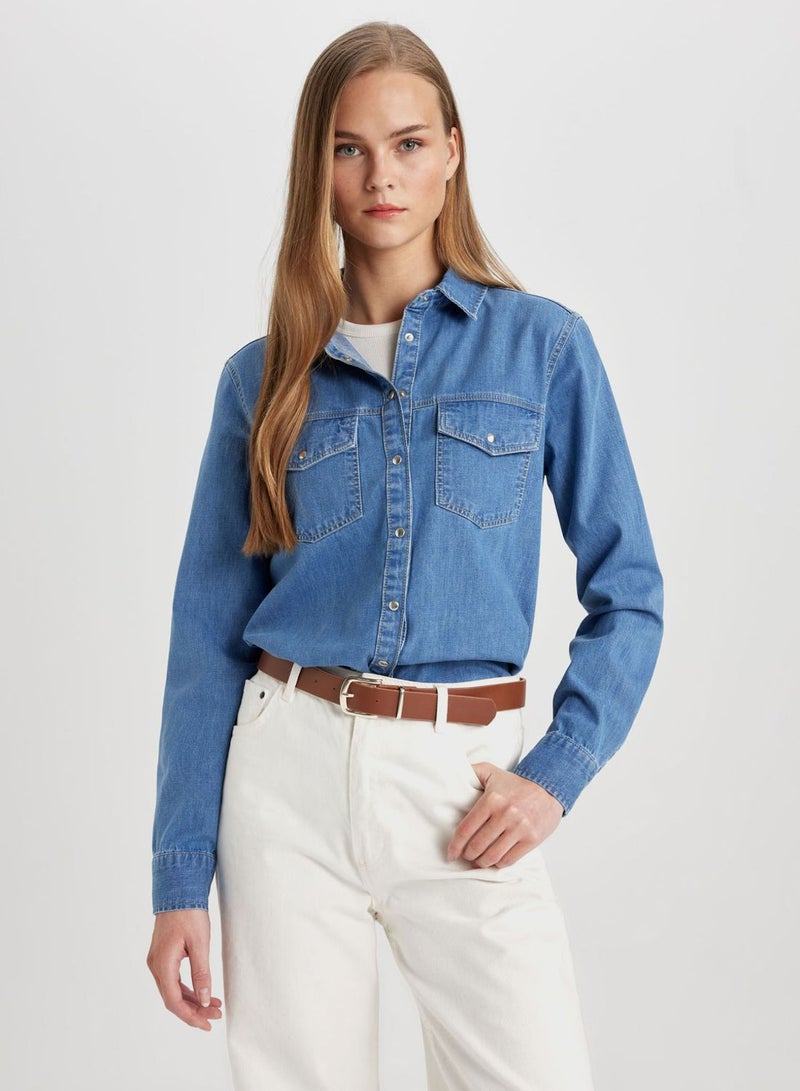 Regular Fit Jean Shirt