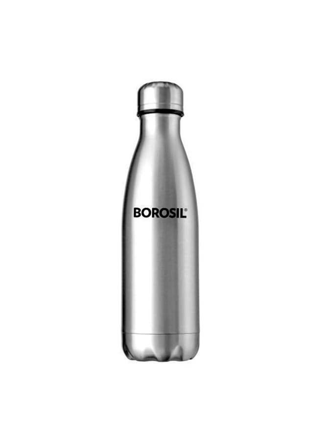 Borosil Vacuum Insulated Copper Coated Inner Bolt Water Bottle, Sports Bottle, Yoga Bottle, Outdoor, Portableleak Proof, Reusable Water Bottle Stainless Steel, 1000 Ml, Isfgbo1000S
