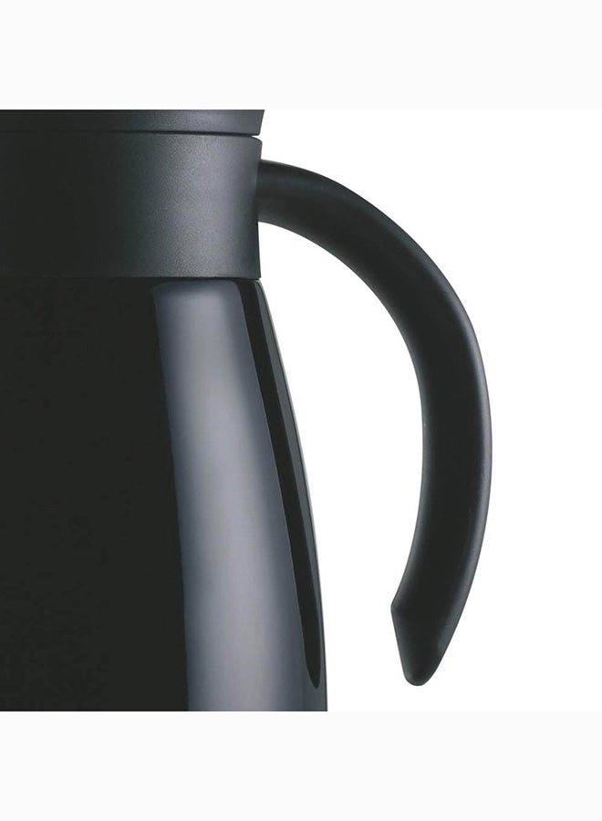 Borosil Vacuum Insulated Stainless Steel Teapot Flask Vacuum Insulated Coffee Pot Black - 1.5 Ltr black