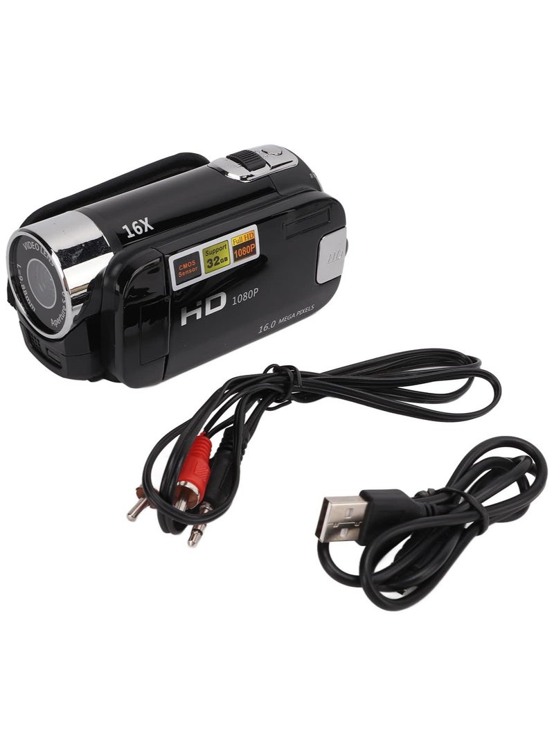 Digital Video Camera Recorder, Full HD 1080P, 32GB 16x Zoom, Digital Camcorder, DV Camera for Video Recording