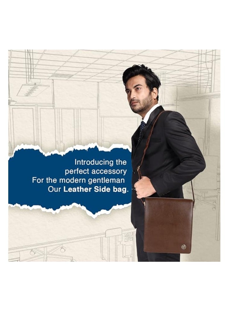 leather Messenger Slings Bag, Brushwood|SB1159