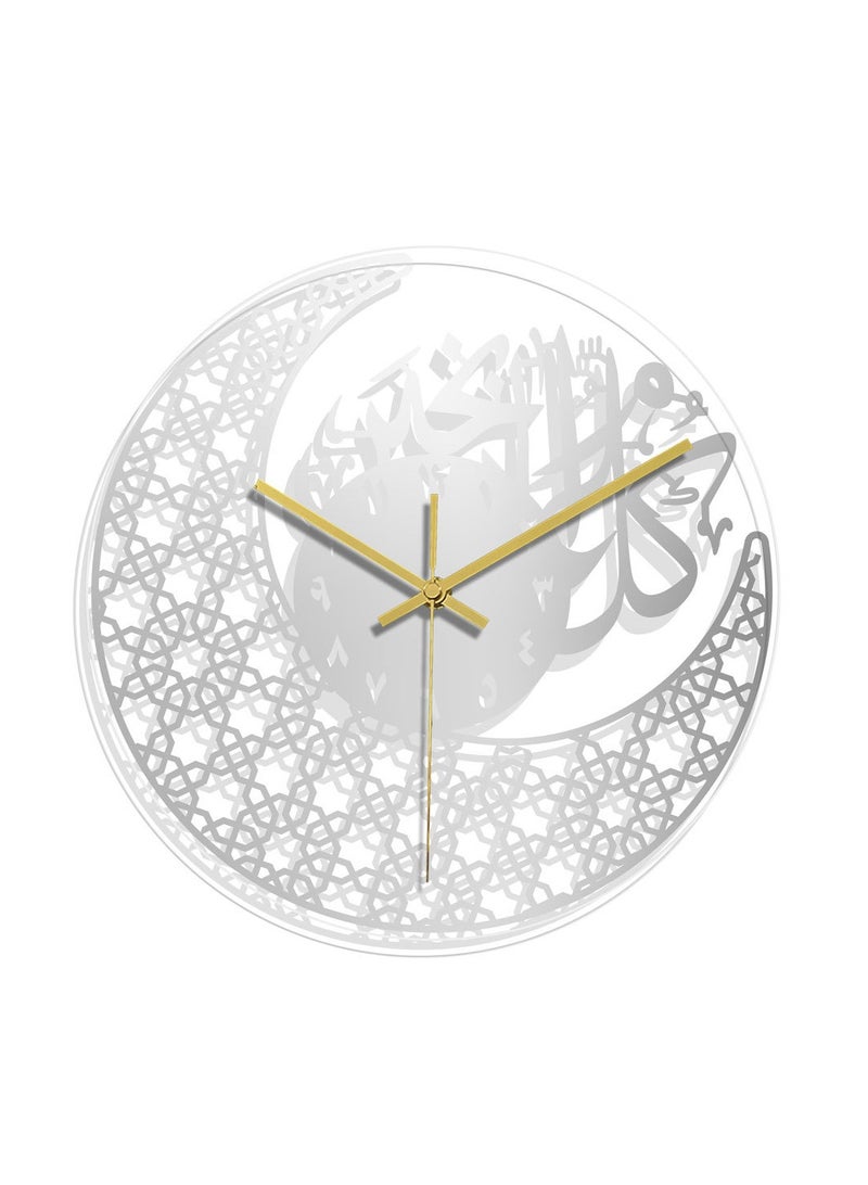 Three Dimensional Acrylic Circular Wall Clock