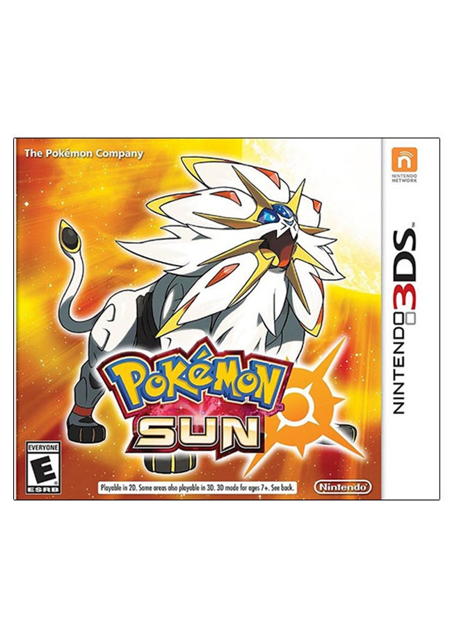 Pokemon Sun - Nintendo 3DS - role_playing - nintendo_3ds