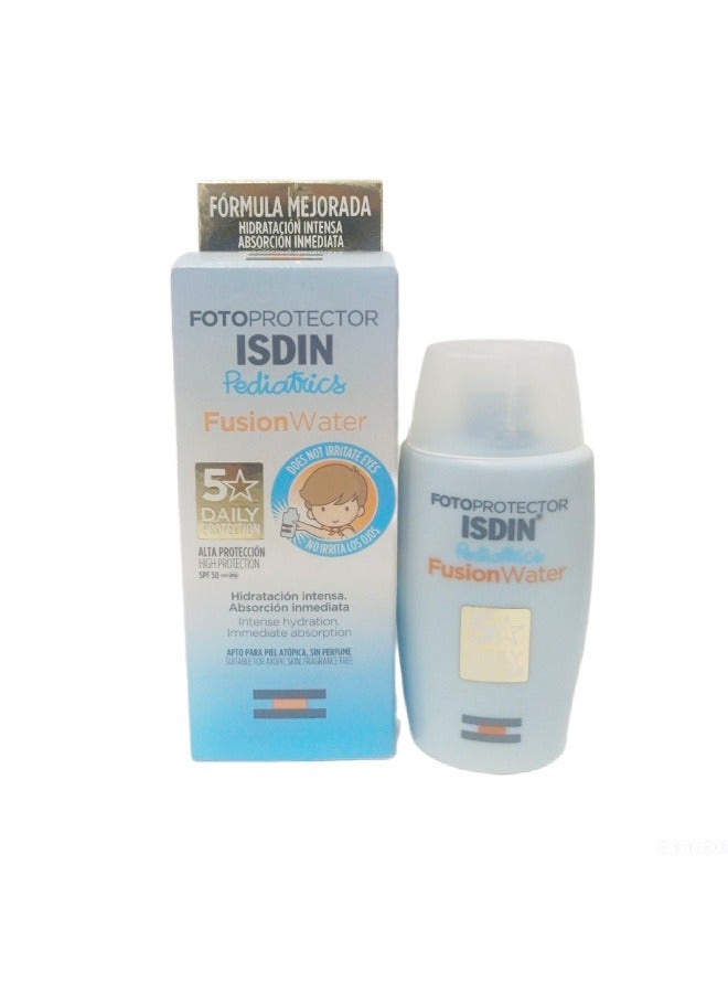 Fotoprotector Pediatrics Fusion Water SPF 50+ 50 ml - Gentle Sun Protection for Delicate Skin