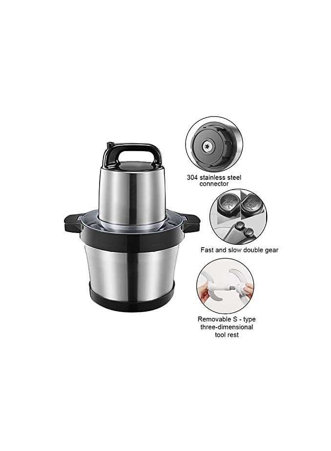 Stainless Steel Electric Meat Grinders with Bowl
