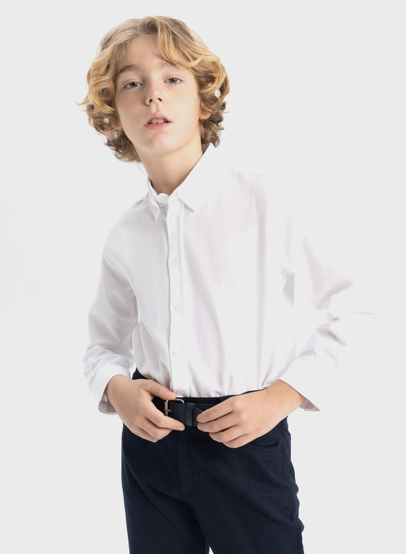 Boy Oxford Long Sleeve Shirt