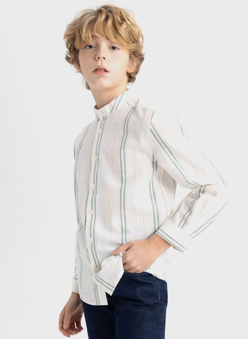 Boy Regular Fit Long Sleeve Shirt