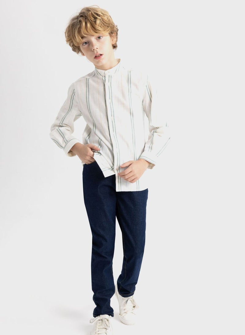 Boy Regular Fit Long Sleeve Shirt