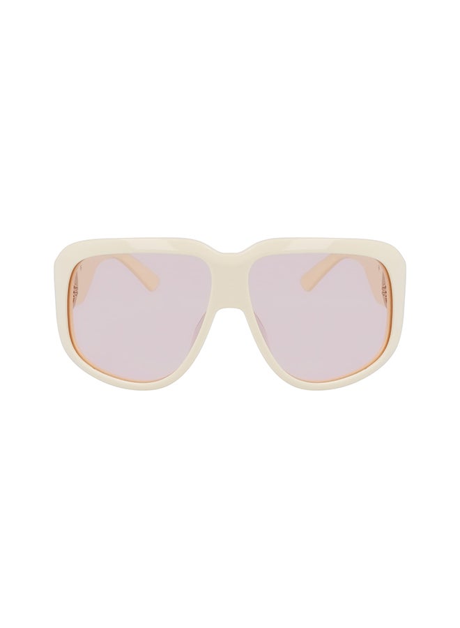 Women's UV Protection Rectangular Sunglasses - LO736S-109-6711 - Lens Size: 67 Mm
