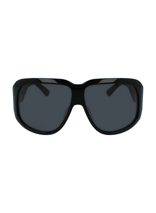 Women's UV Protection Rectangular Sunglasses - LO736S-001-6711 - Lens Size: 67 Mm