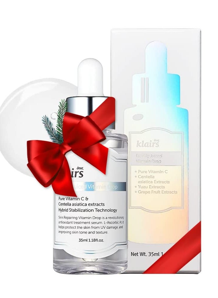 [DearKlairs] Freshly Juiced Vitamin Drop, 5% Hypoallergenic pure vitamin C serum, 35ml, 1.18oz | a potent skin rejuvenator, l ascorbic acid , antioxidant serum for face, korean skincare