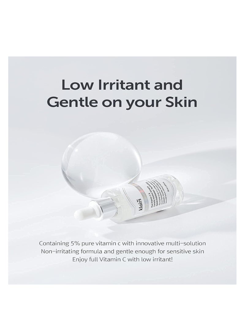 [DearKlairs] Freshly Juiced Vitamin Drop, 5% Hypoallergenic pure vitamin C serum, 35ml, 1.18oz | a potent skin rejuvenator, l ascorbic acid , antioxidant serum for face, korean skincare