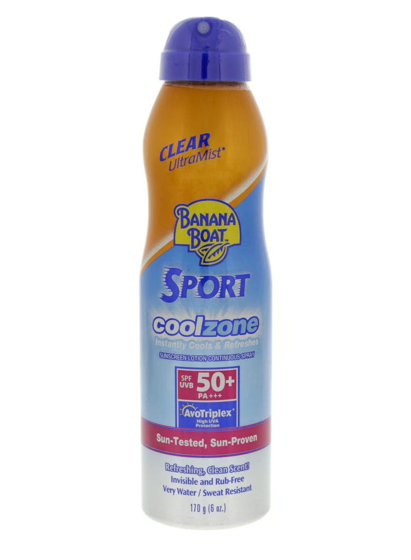 Cool Zone Invisible Clear Sunscreen Very Very High protection Spray SPF 50+ PA++++ 170 g