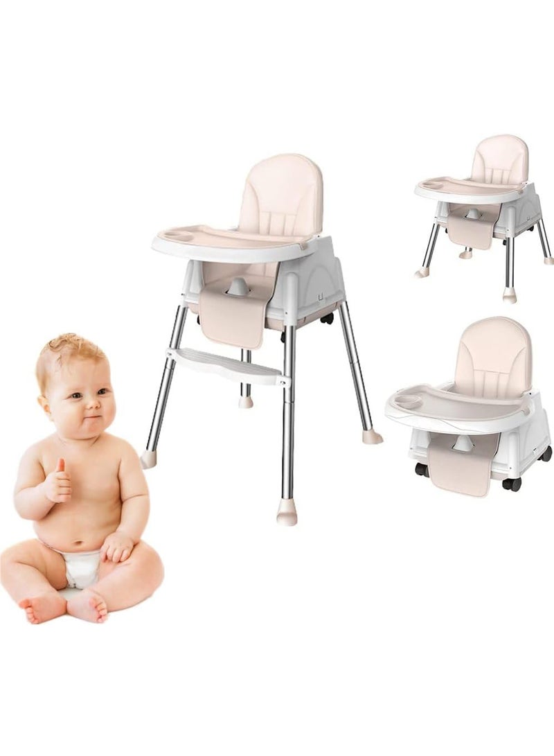 Multi-Functional Removable Portable Baby High Chair - Beige