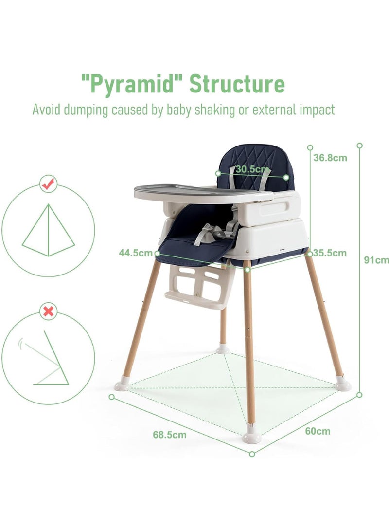 3 in 1 Portable Baby High Chair