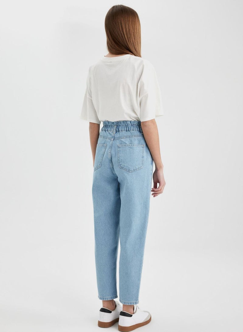 Paperbag Fit Jean Trousers