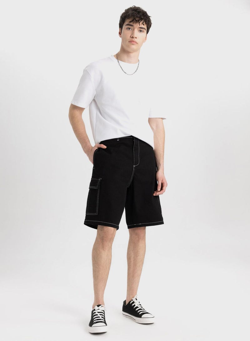 Relax Fit Regular Hem Bermuda