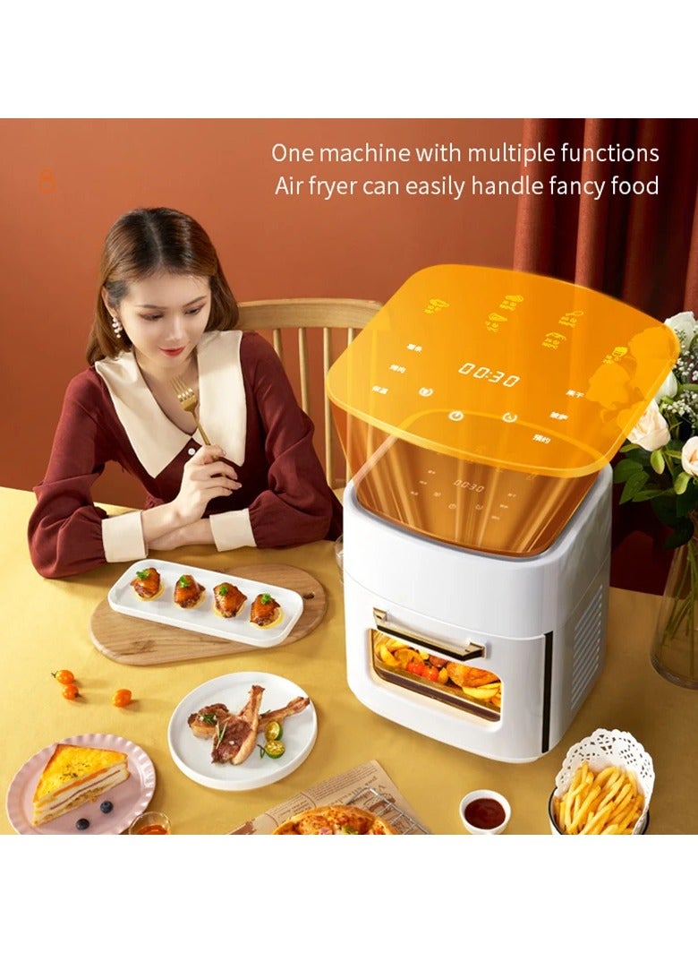 Multifunct Electric Deep Fryers Without Oil Hot Air Fryer Oil Free Air Fryer 15l French Fries 1400w Toaster Airfryer Accessories