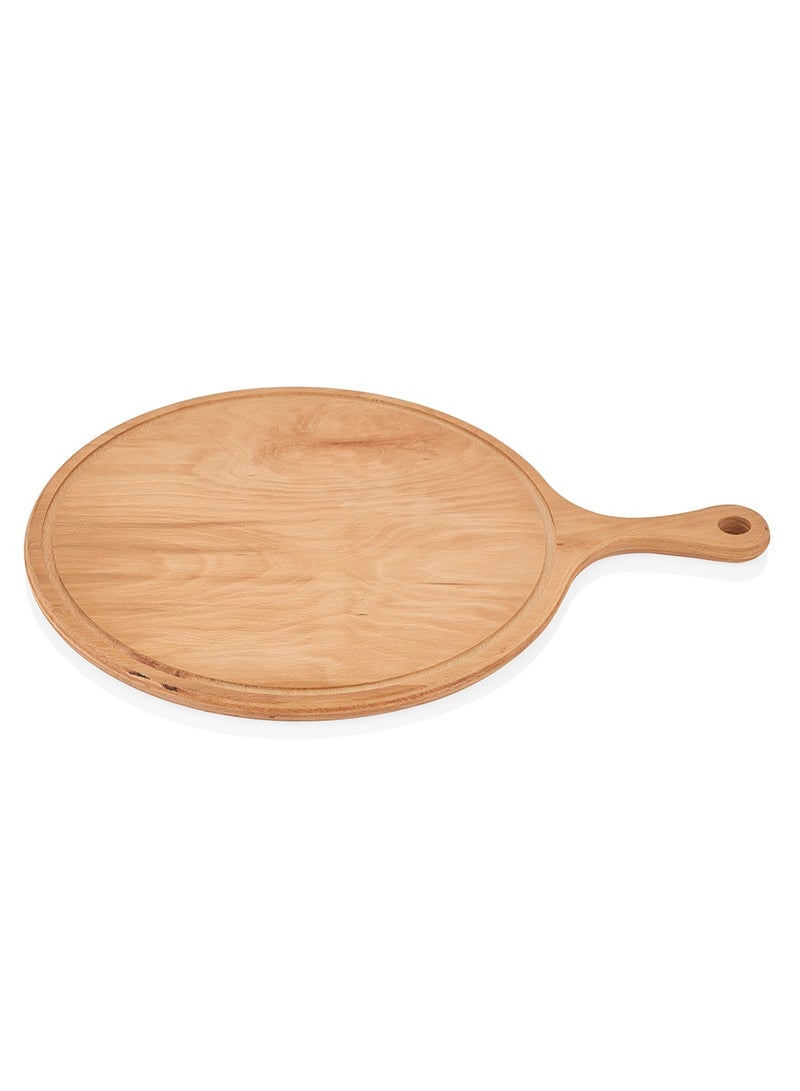 Abm Pizza Serving Board With Handle - Made in Turkey - Pizza Platter