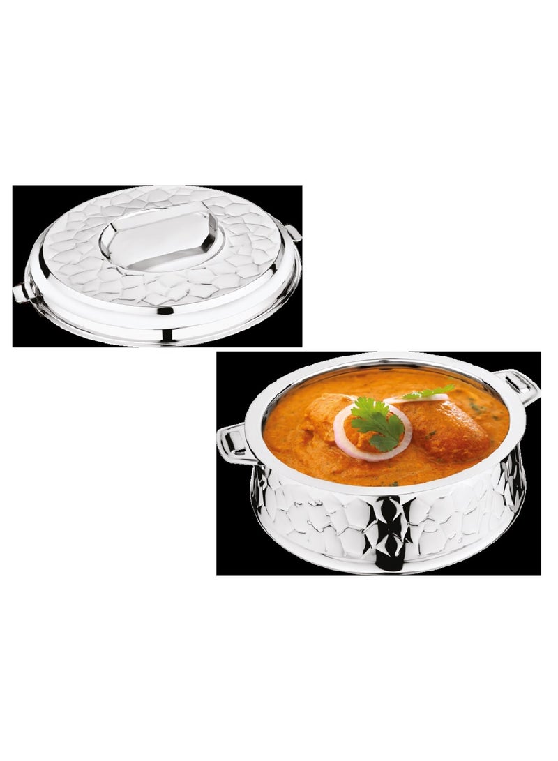 Classic Belly Hotpot 5000ml Capacity - Stainless Steel - Silver