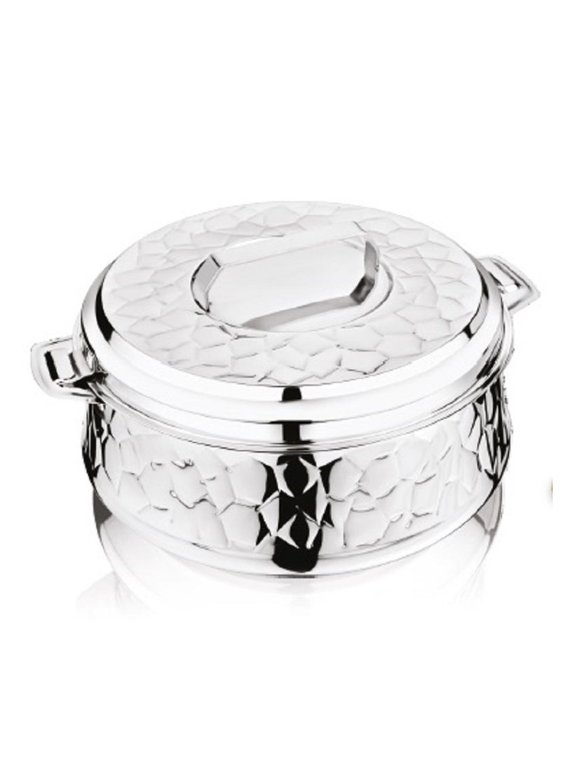Classic Belly Hotpot 5000ml Capacity - Stainless Steel - Silver