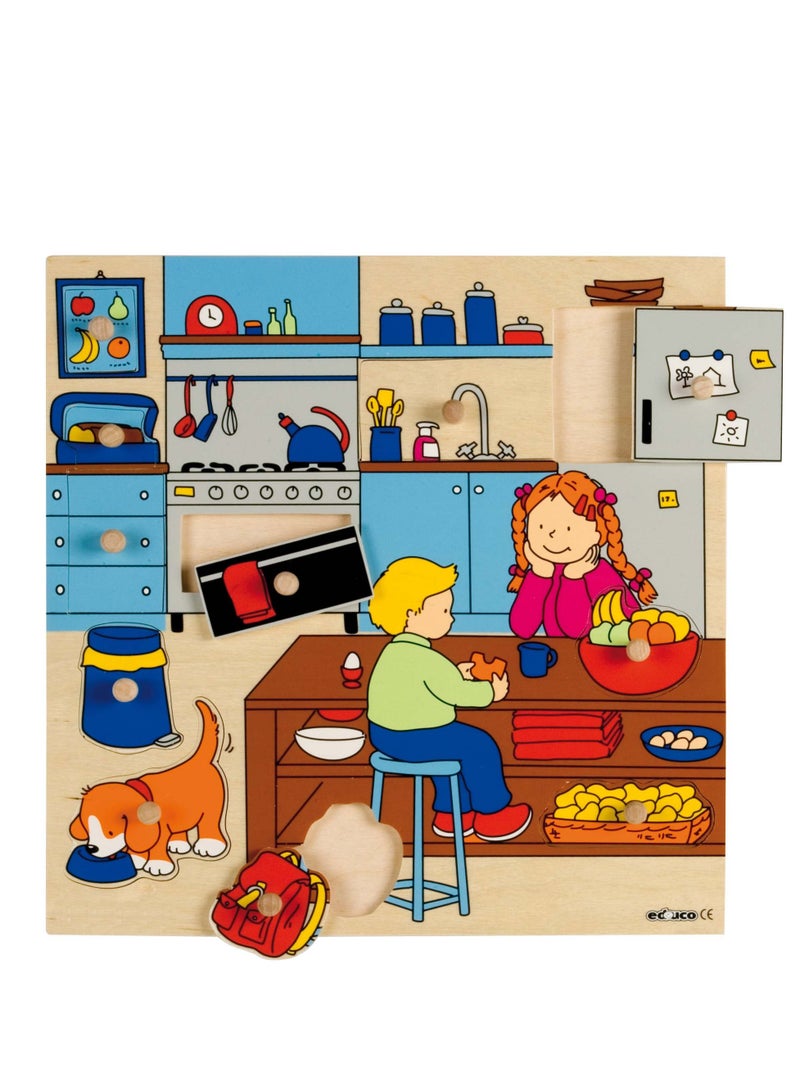 Inlay Board At Home Kitchen For Kids