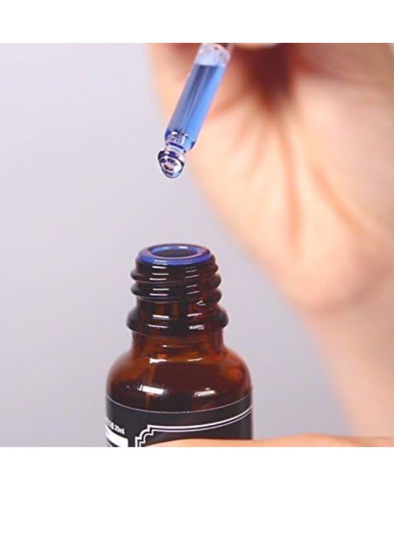 Midnight Blue Youth Activating Hydro Drops Hydrating Facial drop- Hypoallergenic anti-aging serum, facial essence, 20ml Korean Cosmetics +Rubystone Phone Ring 20ml