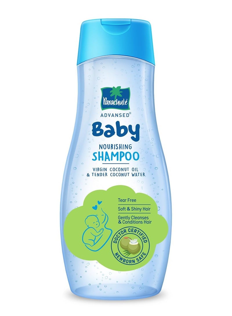 Parachute Advansed Baby Shampoo for Kids Doctor Certified Tear Free Tender Coconut Water and Virgin Coconut Oil Soft and Shiny Hair 410ml