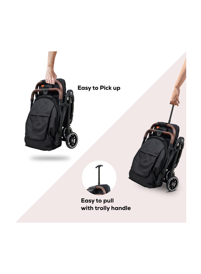 Nurtur Baby  Stroller  Storage Basket Removable front bumper 5 Point Safety Harness With EVA wheels