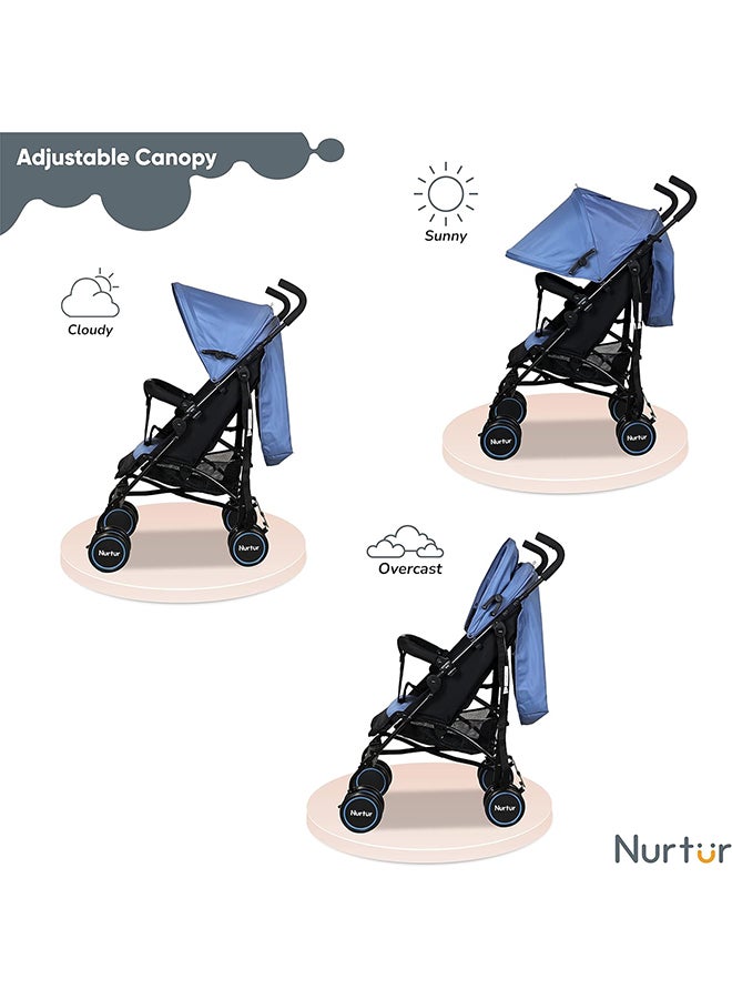 Baby Stroller, Light Blue, 0-36 Months