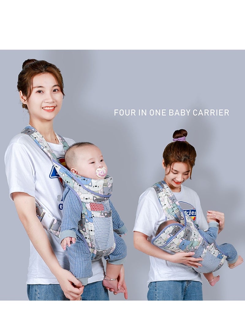 Four-in-one baby carrier baby cross-carry front-carry back-facing front-view carrier