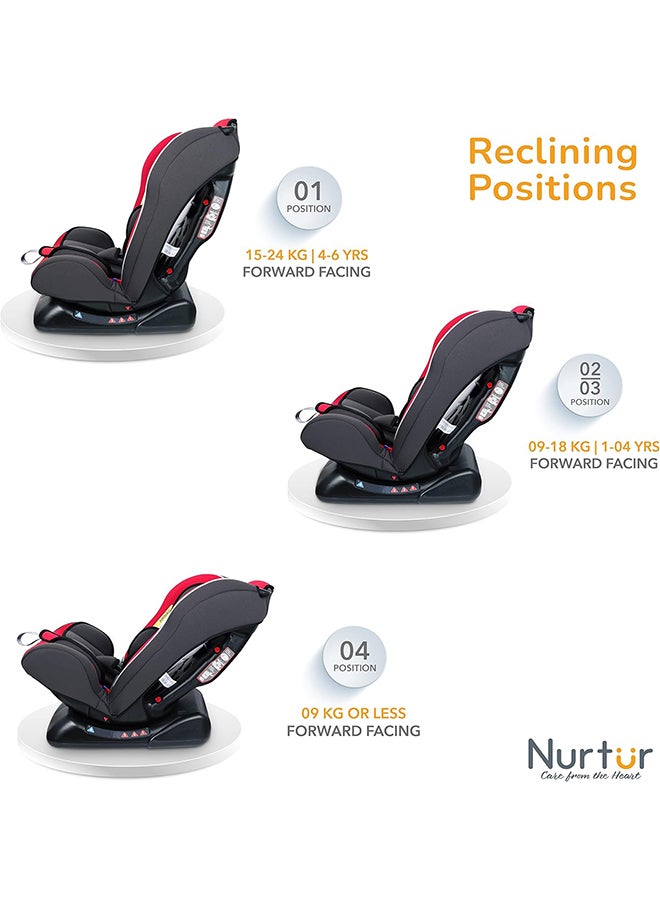 Bruno Baby/Kids 3-In-1 Car Seat - 4 Position Recline - 5-Point Safety Harness – 143° Angle Recline - 0 Months To 7 Years