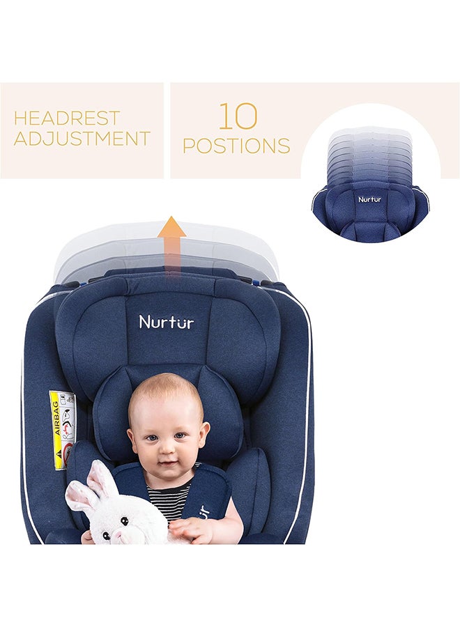 Otto Baby/Kids 4-In-1 Car Seat - 4 Position Recline - 5-Point Safety Harness – 10 Level Adjustable Headrest, 0 Months To 12 Years