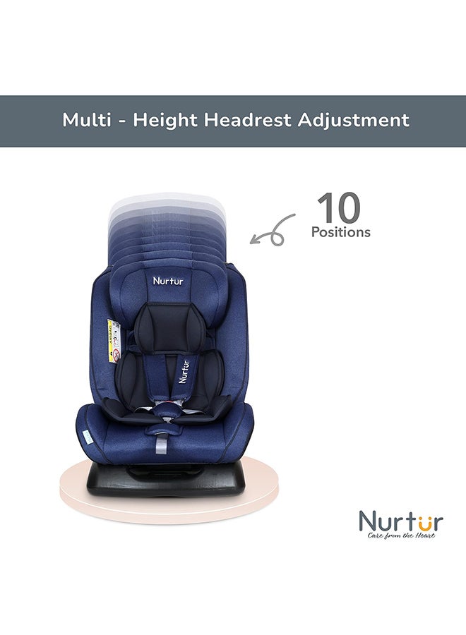 Otto Baby/Kids 4-In-1 Car Seat - 4 Position Recline - 5-Point Safety Harness – 10 Level Adjustable Headrest, 0 Months To 12 Years