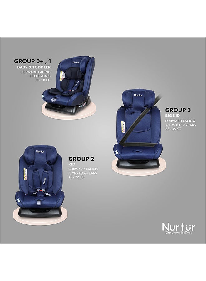 Otto Baby/Kids 4-In-1 Car Seat - 4 Position Recline - 5-Point Safety Harness – 10 Level Adjustable Headrest, 0 Months To 12 Years