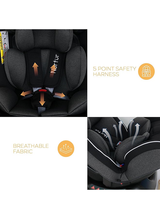 Otto Baby/Kids 4-In-1 Car Seat - 4 Position Recline - 5-Point Safety Harness – 10 Level Adjustable Headrest, 0 Months To 12 Years