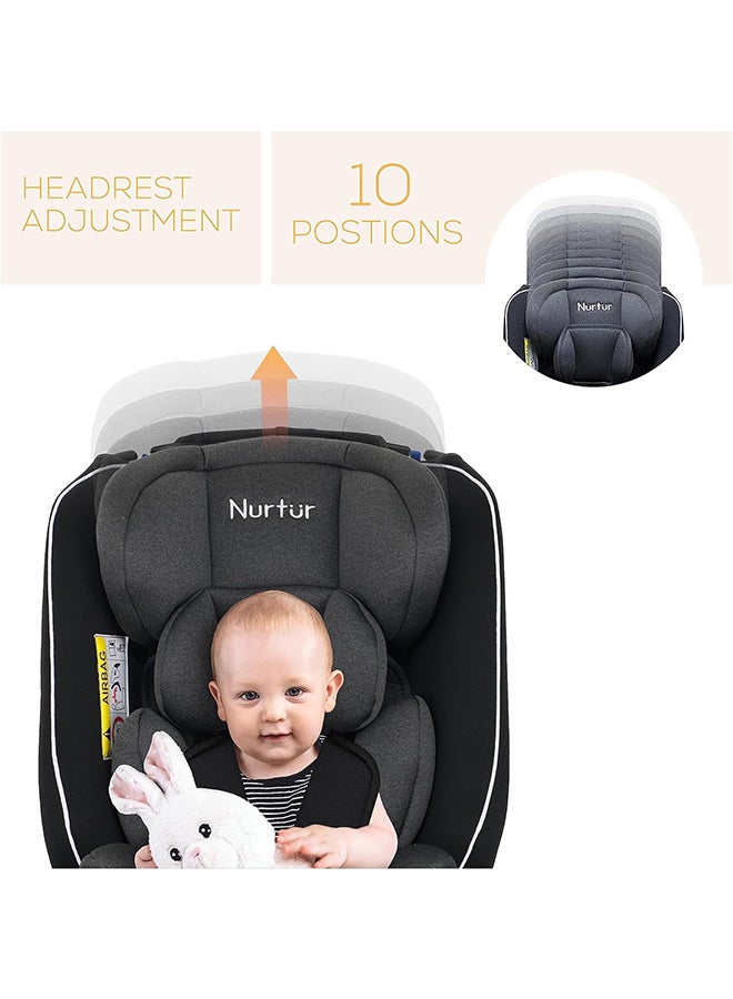 Otto Baby/Kids 4-In-1 Car Seat - 4 Position Recline - 5-Point Safety Harness – 10 Level Adjustable Headrest, 0 Months To 12 Years