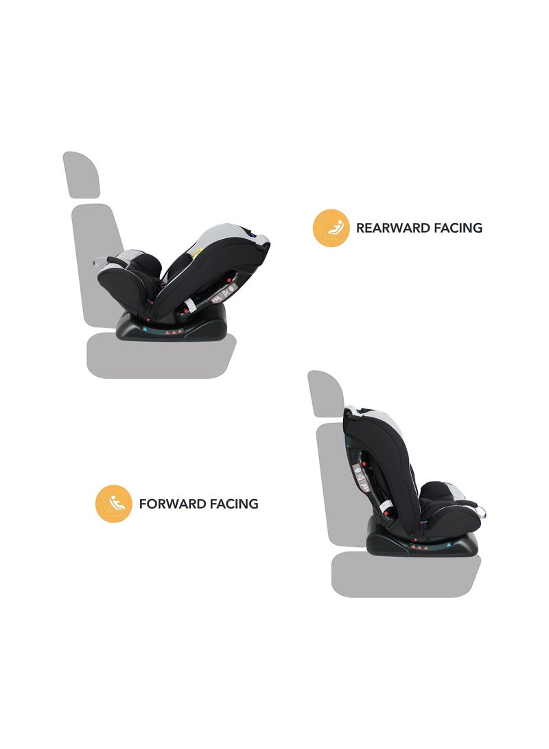 Liberty Baby Kids 4 In 1 Car Seat 360 Degree Rotation Leg Support Isofix  10 Level Adjustable Headrest With Canopy