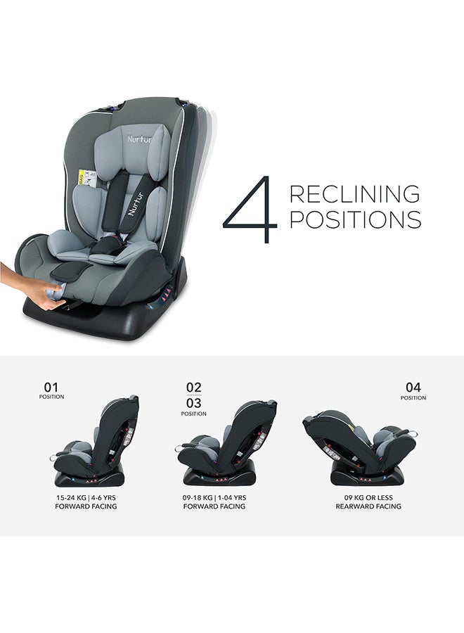 Bruno Baby/Kids 3-In-1 Car Seat - 4 Position Recline 5-Point Safety Harness – 143° Angle 0 Months To 7 Years