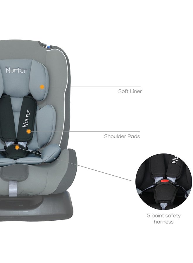 Bruno Baby/Kids 3-In-1 Car Seat - 4 Position Recline 5-Point Safety Harness – 143° Angle 0 Months To 7 Years