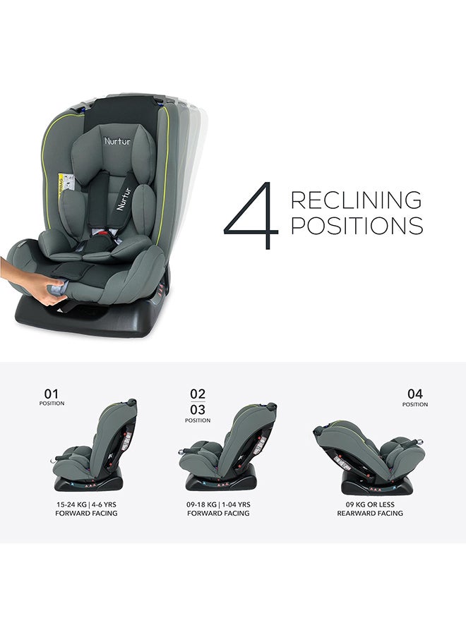 Bruno Baby/Kids 3-In-1 Car Seat - 4 Position Recline - 5-Point Safety Harness – 143° Angle Recline - 0 Months To 7 Years