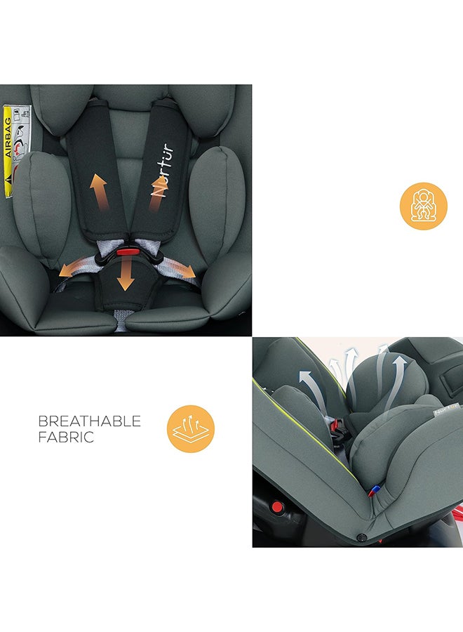 Bruno Baby/Kids 3-In-1 Car Seat - 4 Position Recline - 5-Point Safety Harness – 143° Angle Recline - 0 Months To 7 Years