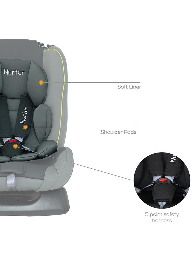 Bruno Baby/Kids 3-In-1 Car Seat - 4 Position Recline - 5-Point Safety Harness – 143° Angle Recline - 0 Months To 7 Years